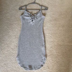 Full Tilt tight grey tank dress